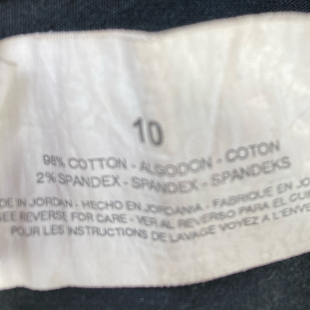 GLORIA VANDERBILT Jeans Vintage Retro Black Denim Size 10 - Picture 6 of 8